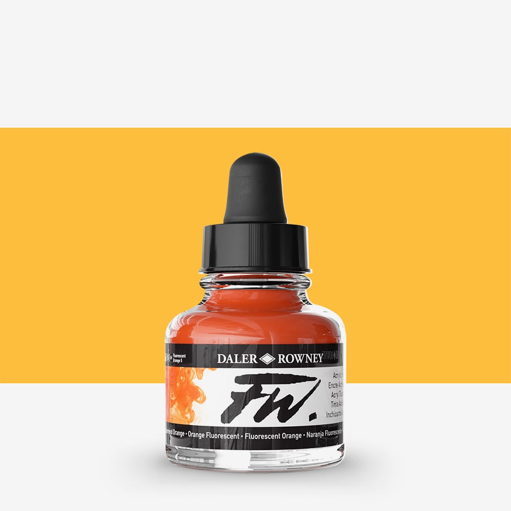 Daler-Rowney FW Artists' Ink Individual Colours - 29.5ml Bottles
