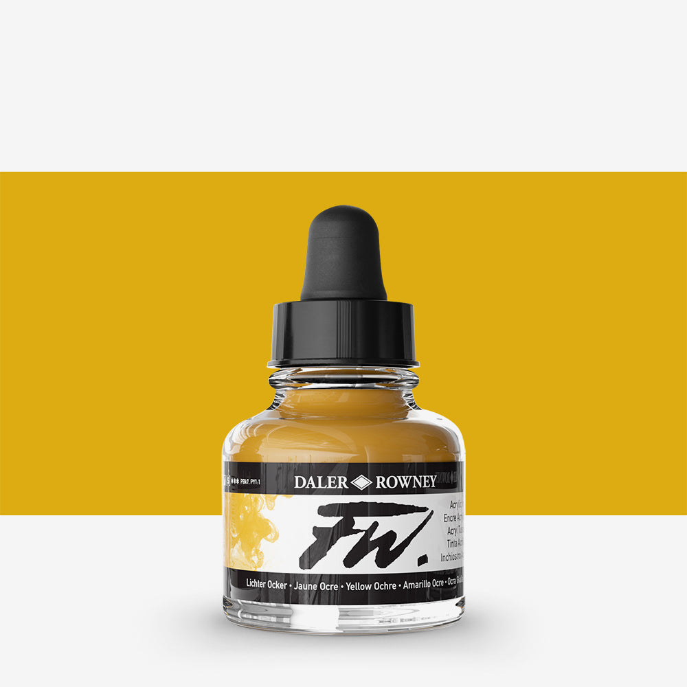 Daler-Rowney FW Artists' Ink Individual Colours - 29.5ml Bottles