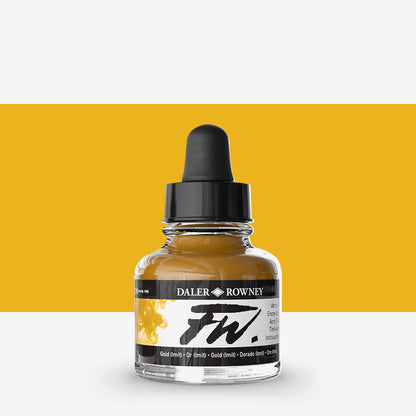 Daler-Rowney FW Artists' Ink Individual Colours - 29.5ml Bottles