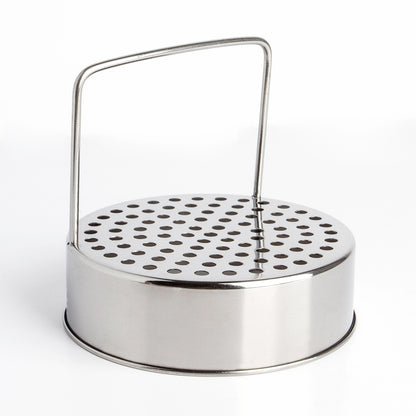 Studio Essentials : Large Brush Washer Metal Deluxe : 15cm Diameter (Apx.6in) (Loose Lid)