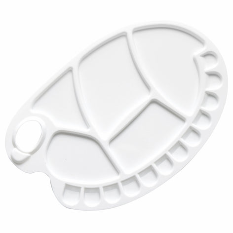 Studio Essentials : Large Kidney Plastic Palette : 9.5x13.75in (Apx.24x35cm)