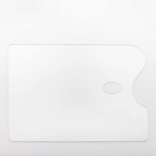 Studio Essentials : Transparent Acrylic Rectangular Palette : 30x40cm (Apx.12x16in) : 3mm Thick