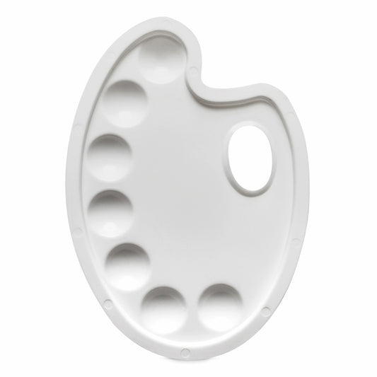 Studio Essentials : Kidney Plastic Palette : 9x6.5in (Apx.23x17cm)