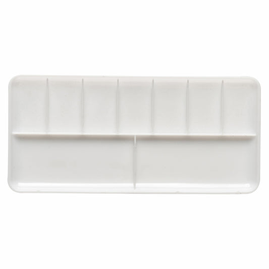 Studio Essentials : Small Rectangular Plastic Palette : 3.5x7in (Apx.9x18cm)