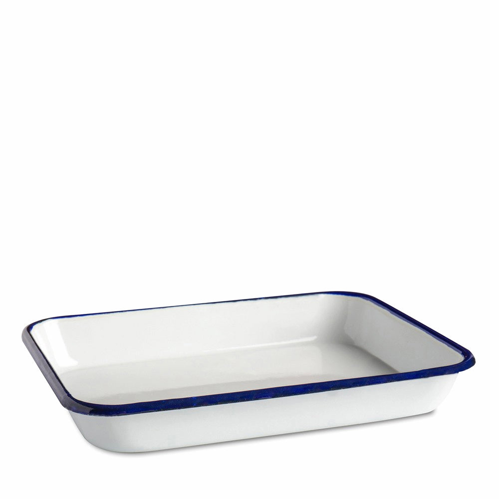 Studio Essentials : Enamel Butcher Tray : 3.5x18x24cm (Apx.1x7x9in)
