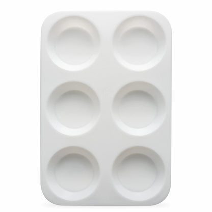 Studio Essentials : Plastic Palette : 6 Deep Wells