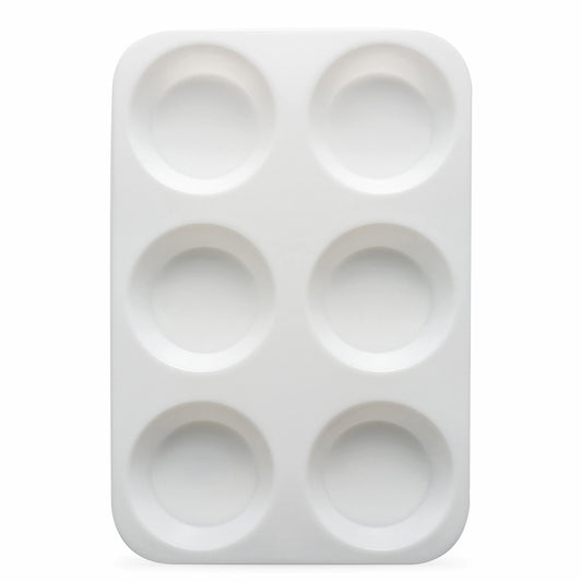 Studio Essentials : Plastic Palette : 6 Deep Wells