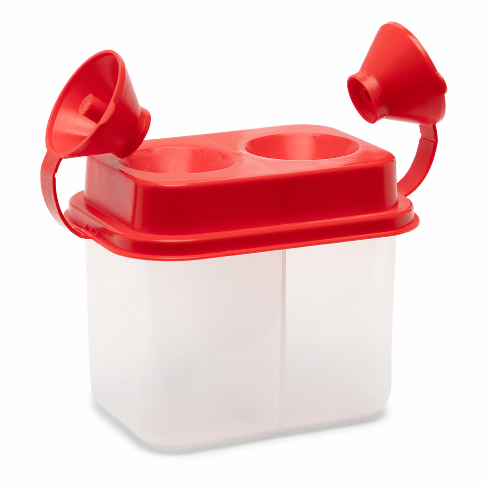 Studio Essentials : Water Pot : 2 Compartments : 8x9x10.5cm (Apx.3x4x4in)