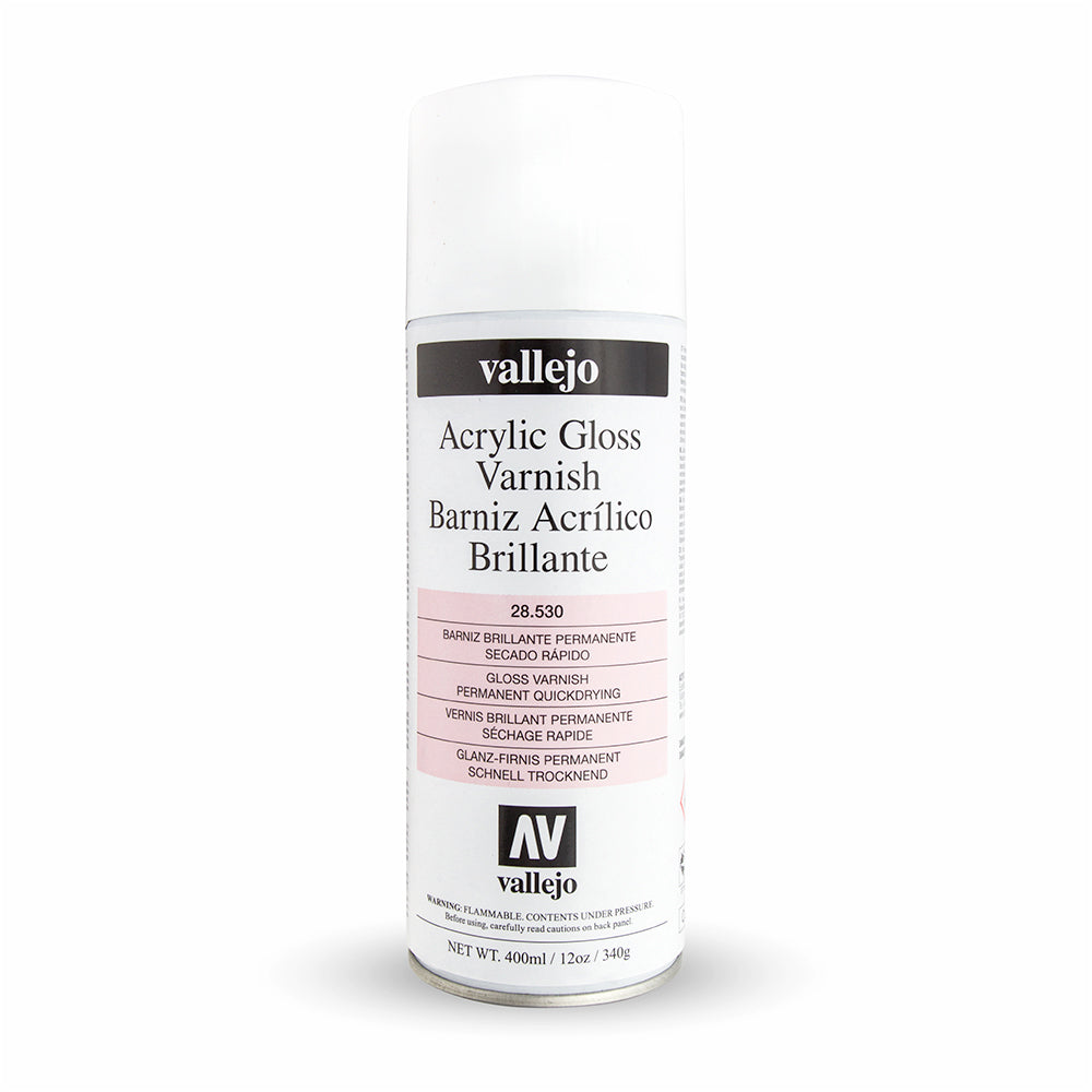 Vallejo : Acrylic Aerosol Spray Varnish : 400ml
