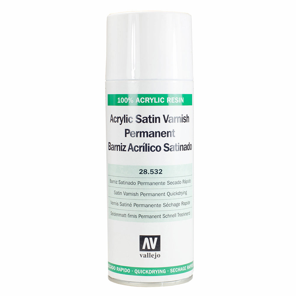 Vallejo : Acrylic Aerosol Spray Varnish : 400ml