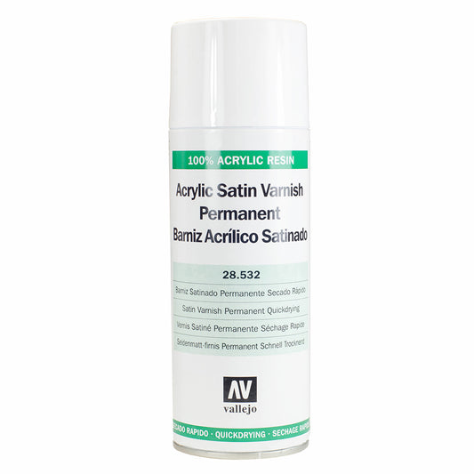 Vallejo : Acrylic Aerosol Spray Varnish : 400ml