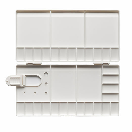 Studio Essentials : Large Folding Plastic Palette : 10x4in (Apx.25x10cm)
