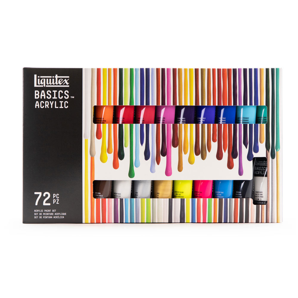 Liquitex : Basics : Acrylic Paint : 22ml : Set of 72