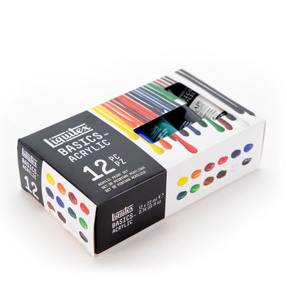 Liquitex : Basics : Acrylic Paint : 22ml : V2 : Set of 12
