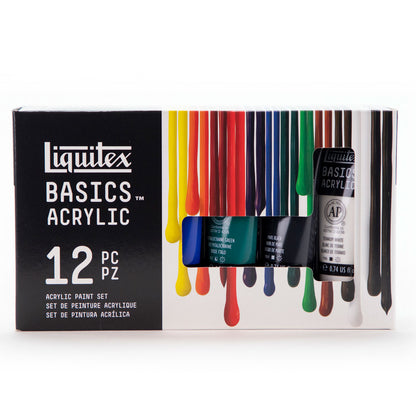 Liquitex : Basics : Acrylic Paint : 22ml : V2 : Set of 12