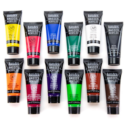 Liquitex : Basics : Acrylic Paint : 22ml : V2 : Set of 12