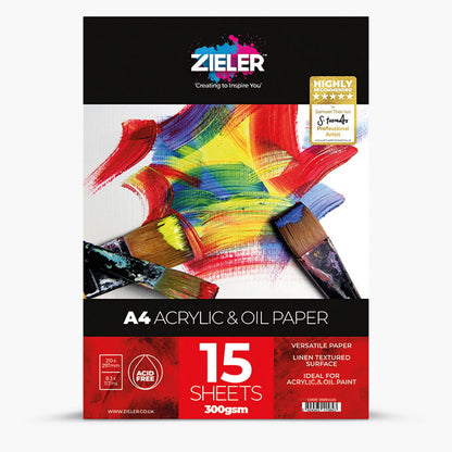 Zieler : Artists Acrylic Painting : Introductory Set : Set of 16