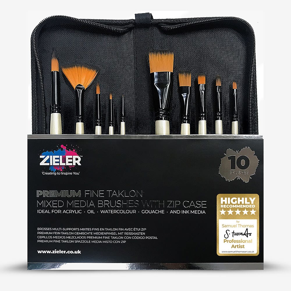 Zieler : Premium Acrylic Paint : 22ml : Complete Set