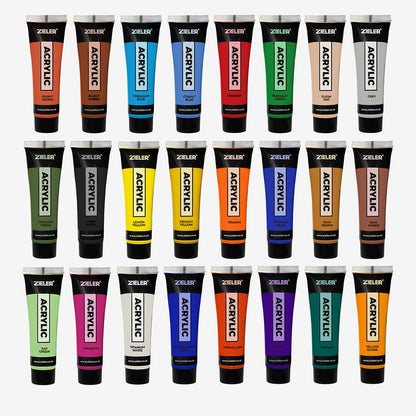 Zieler : Premium Acrylic Paint : 22ml : Complete Set