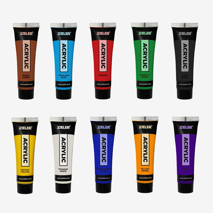 Zieler : Premium Acrylic Paint : 38ml : Starter Set