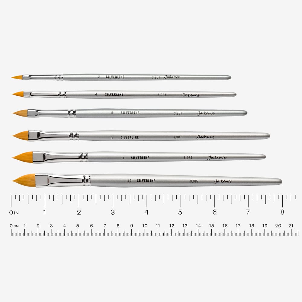 Silverline Watercolour Brush : Series 987 : Cats Tongue