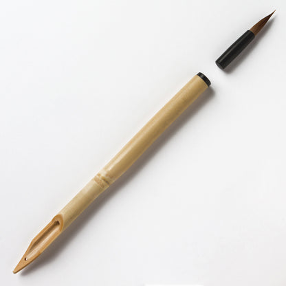 Studio Essentials : Chinese Painting : Bamboo Brush Pen : Medium : brush on one end : pen on the other