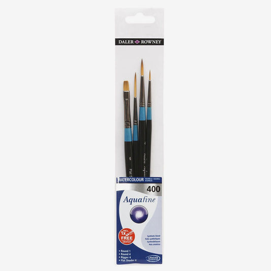 Daler-Rowney : Aquafine Watercolour Brush : Wallet Set : 400
