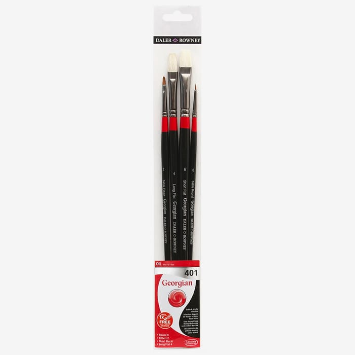 Daler-Rowney : Georgian Oil Brush : Wallet Set : 401
