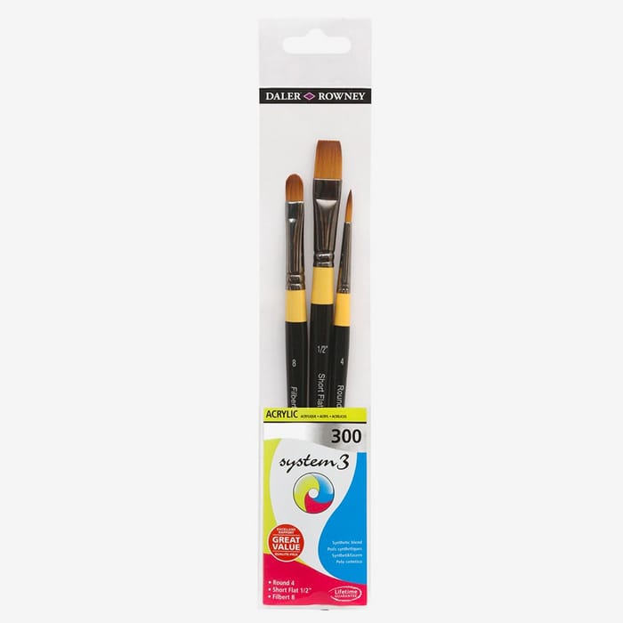 Daler-Rowney : System3 : Acrylic Paint Wallet Set : 300