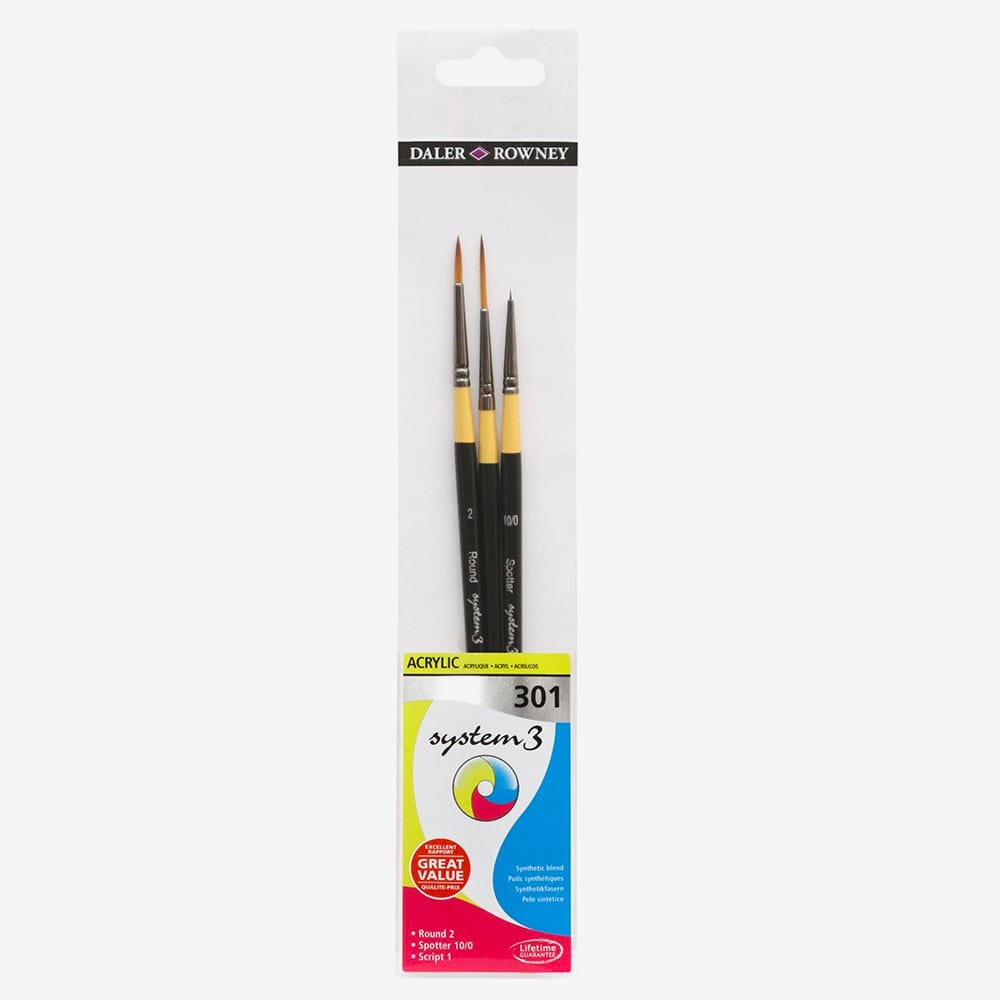 Daler-Rowney : System3 : Acrylic Paint Wallet Set : 301