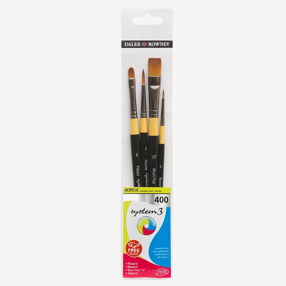 Daler-Rowney : System3 : Acrylic Paint Wallet Set : 400