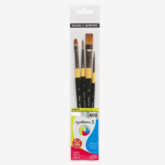 Daler-Rowney : System3 : Acrylic Paint Wallet Set : 400