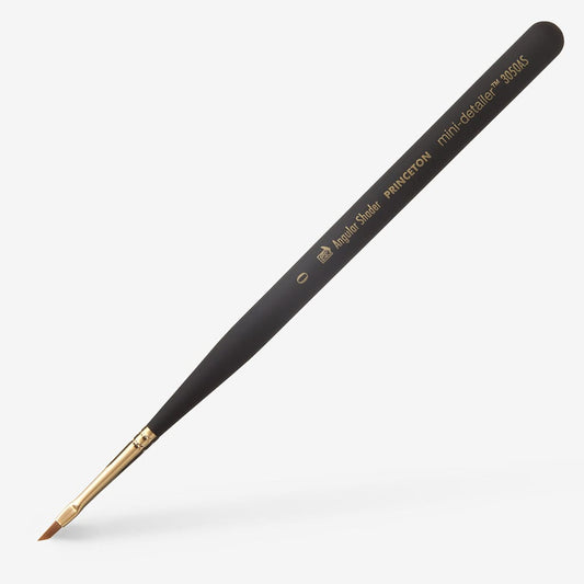 Princeton : Miniature Synthetic Sable Brush : Size 0 Angle Shader : 3050