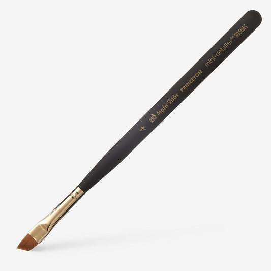 Princeton : Miniature Synthetic Sable Brush : Size 4 Angle Shader : 3050