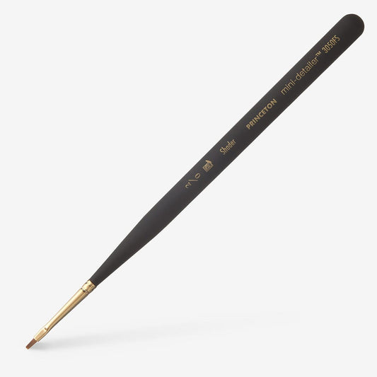 Princeton : Miniature Synthetic Sable Brush : Size 2/0 Flat Shader : 3050