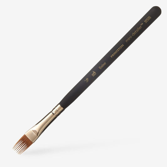 Princeton : Miniature Synthetic Sable Brush : 3/8 inch Grainer : 3050