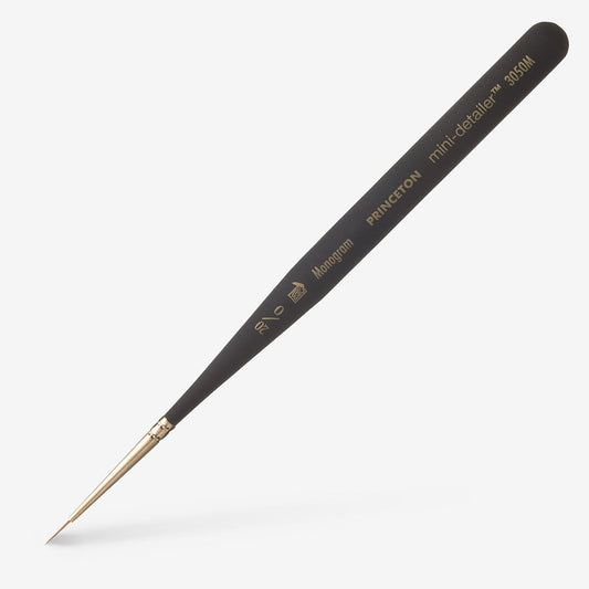 Princeton : Miniature Synthetic Sable Brush : Size 20/0 Monogram : 3050