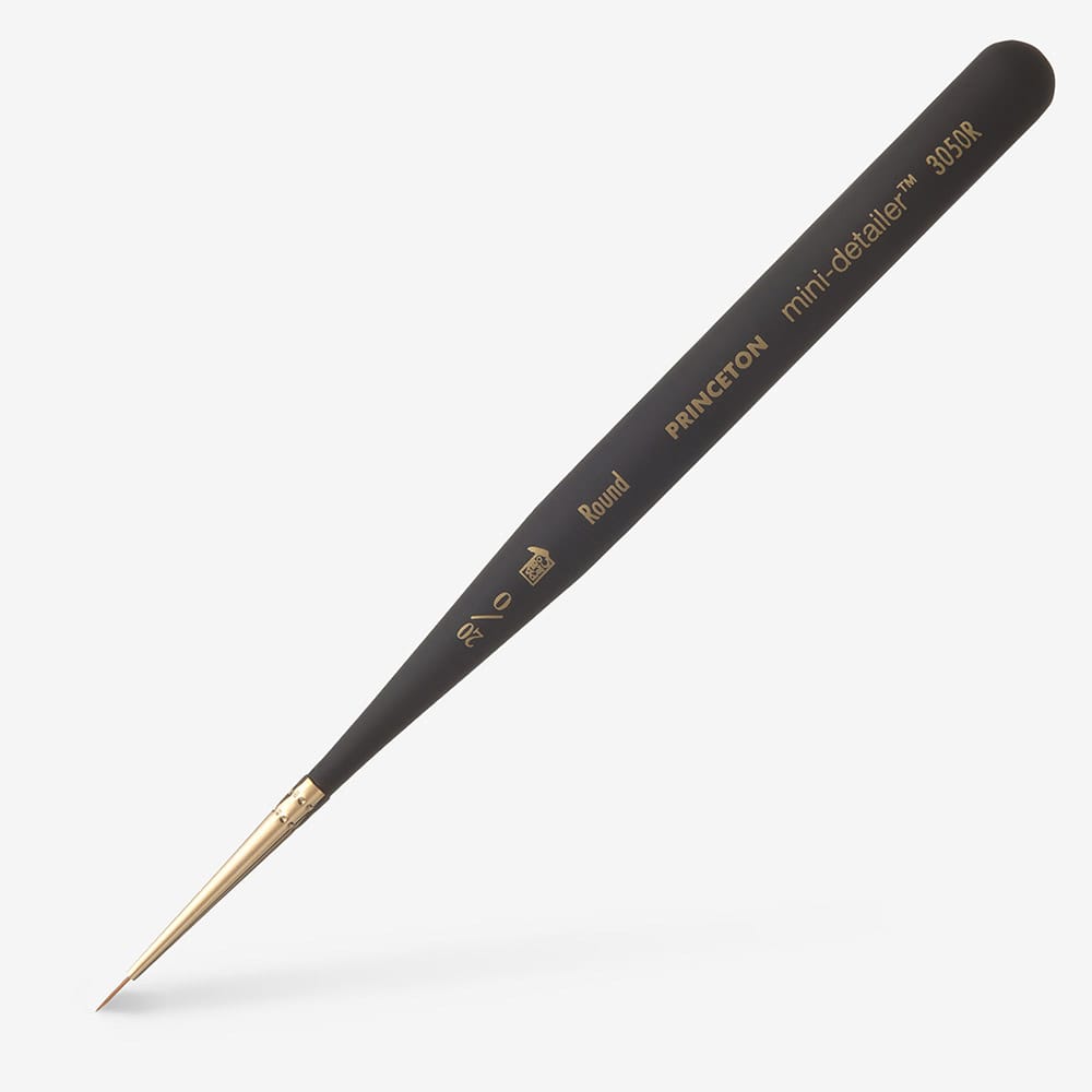 Princeton : Miniature Synthetic Sable Brush : Round : 3050