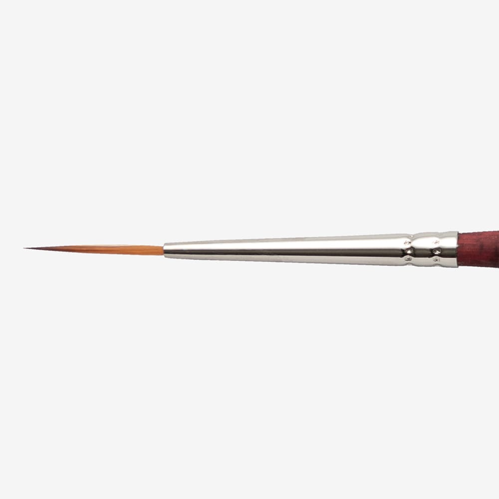 Princeton : Velvetouch : Series 3950 : Short Handle : Liner : Size 10/0