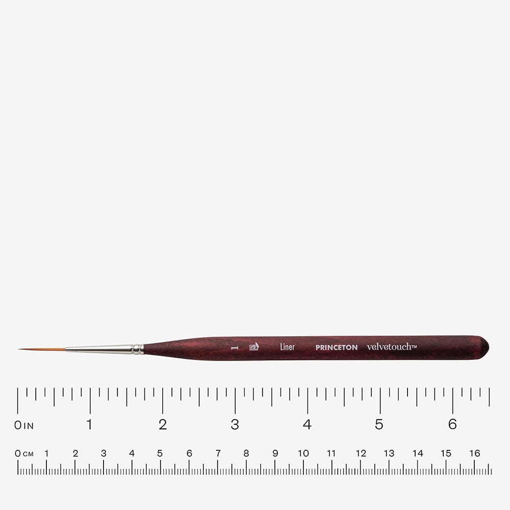 Princeton : Velvetouch : Series 3950 : Short Handle : Mini Liner