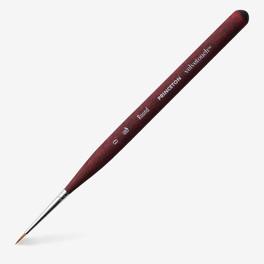 Princeton : Velvetouch : Series 3950 : Short Handle : Mini Round