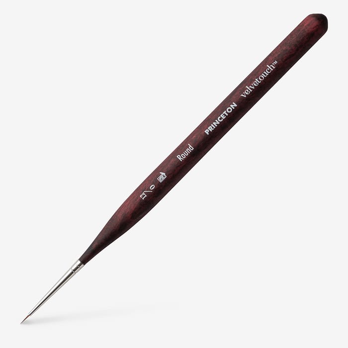 Princeton : Velvetouch : Series 3950 : Short Handle : Mini Round