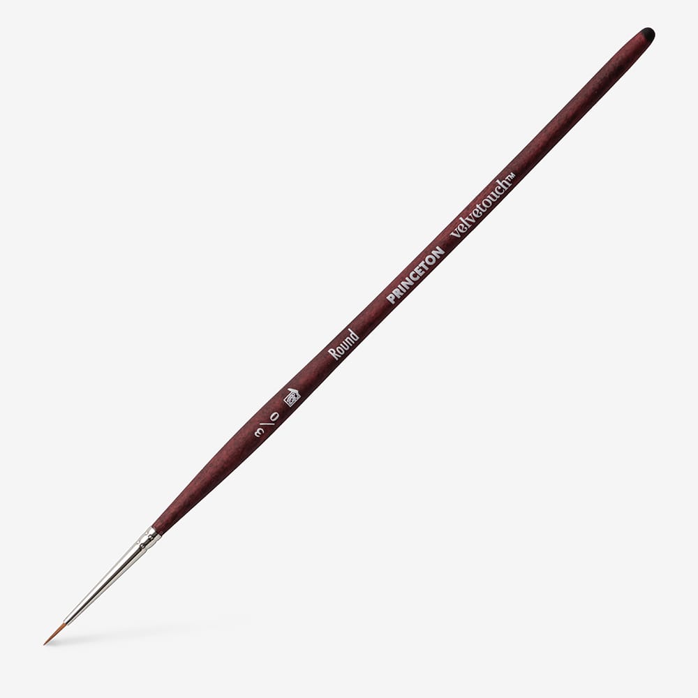 Princeton : Velvetouch : Series 3950 : Short Handle : Round