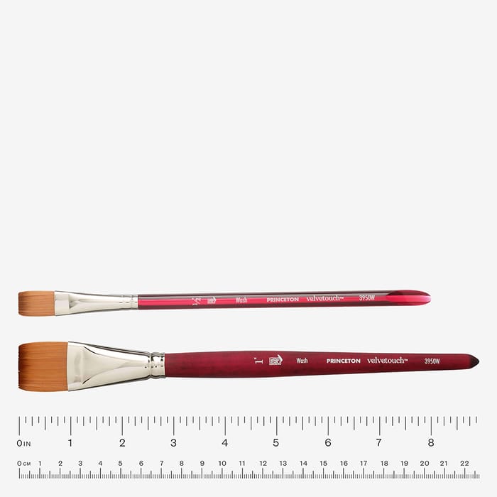 Princeton : Velvetouch : Series 3950 : Short Handle : Wash