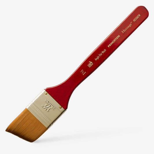 Princeton : Heritage : Synthetic Sable : Series 4050 : 1 1/2 inch : Angle Flat Wash