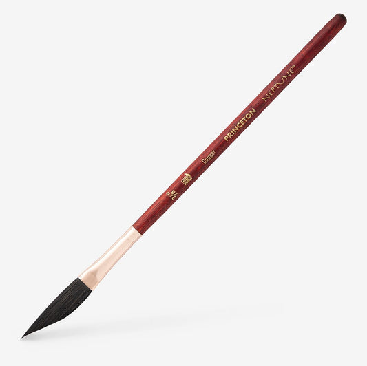 Princeton : Neptune : Synthetic Squirrel : Watercolour Brush : Series 4750 : Short Handle : Dagger