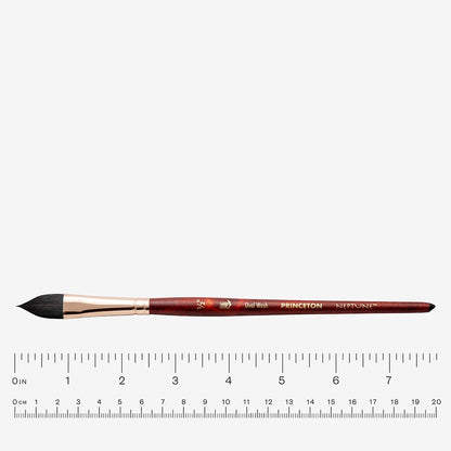 Princeton : Neptune : Synthetic Squirrel : Watercolour Brush : Series 4750 : Short Handle : Oval Wash