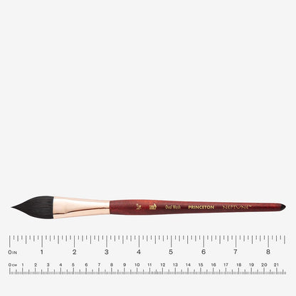 Princeton : Neptune : Synthetic Squirrel : Watercolour Brush : Series 4750 : Short Handle : Oval Wash