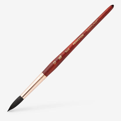 Princeton : Neptune : Synthetic Squirrel : Watercolour Brush : Series 4750 : Short Handle : Round
