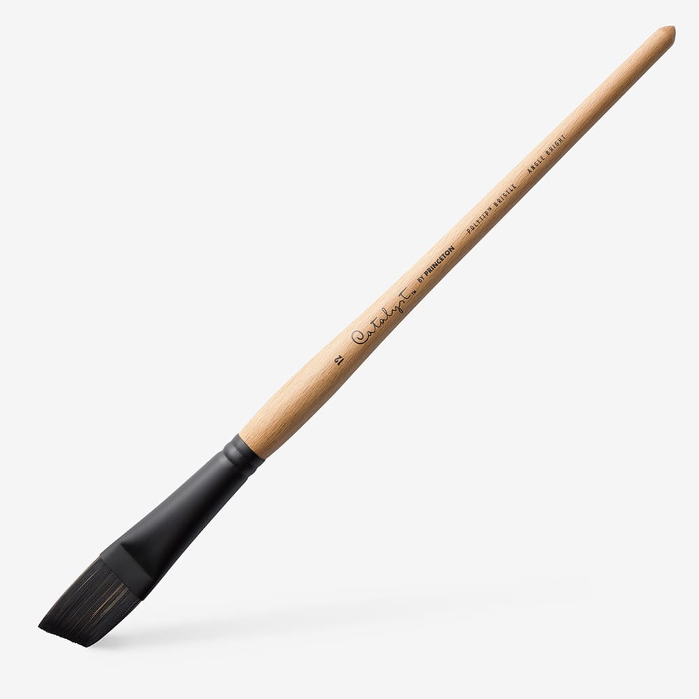 Princeton : Catalyst Polytip Bristle Brush : Angled Bright